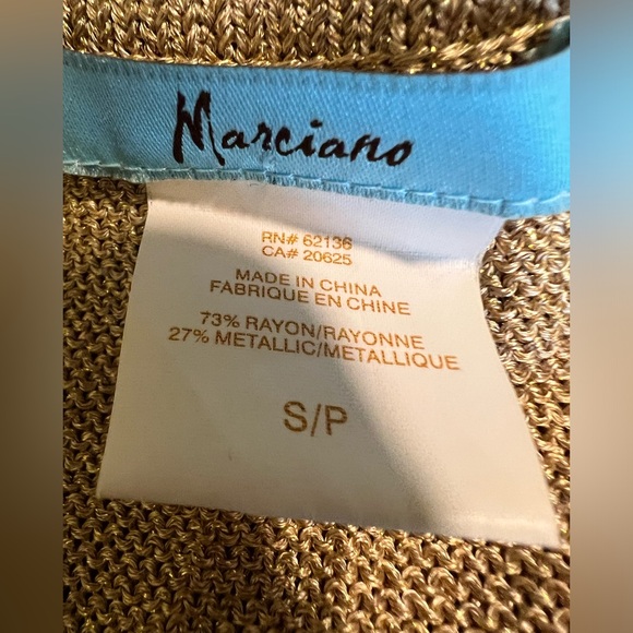 Marciano 2-piece gold metallic top-vintage - Picture 11 of 13
